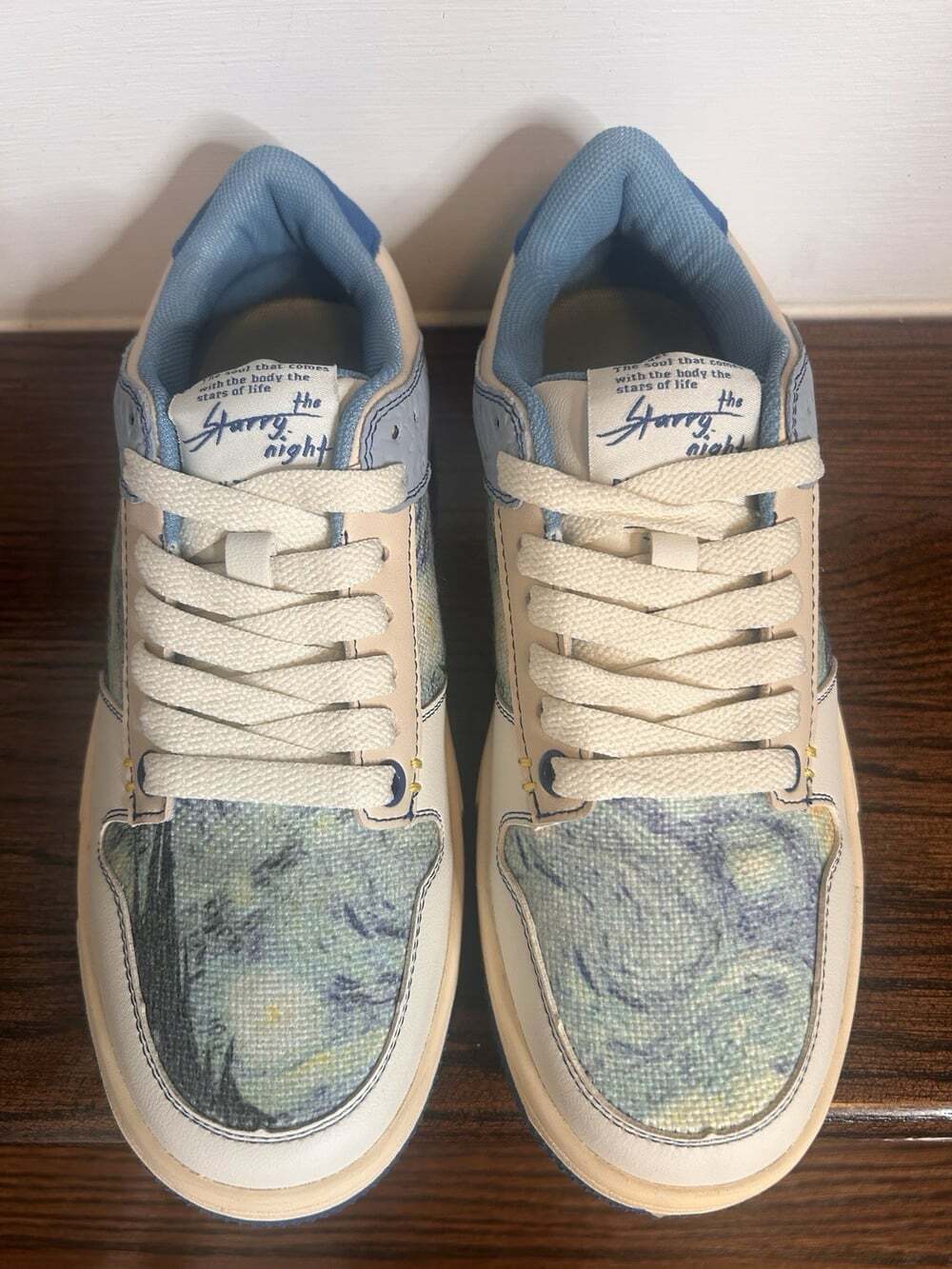 GalArtsy Unisex The Starry Night Vincent Van Gogh Art Inspired Sneakers EU SZ 38
